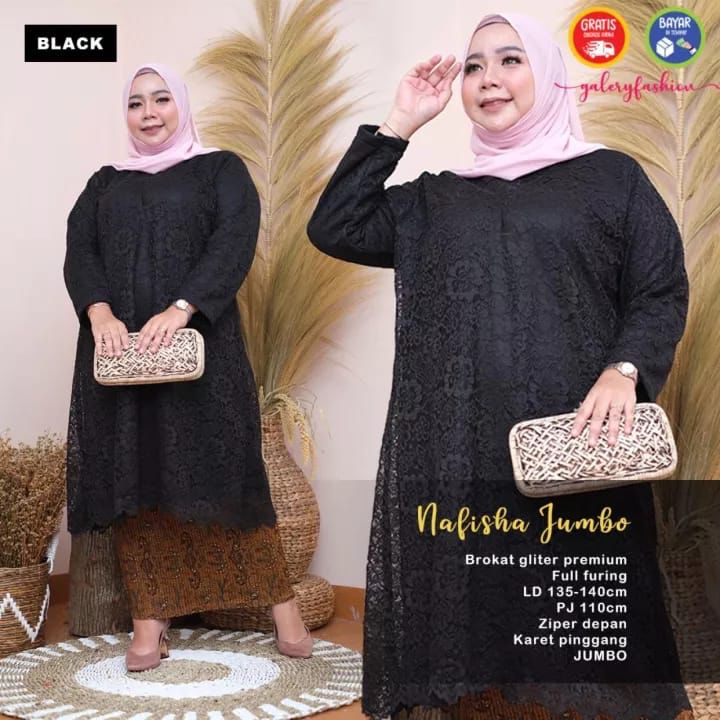 SETELAN KEBAYA JUMBO BIG SIZE M-5XL / KEBAYA BESAR/ KEBAYA TUNIK JUMBO/ KEBAYA RINJANI/ KEBAYA AUROR
