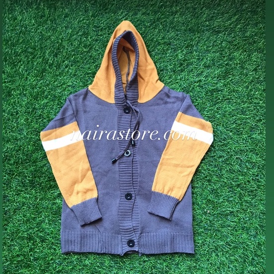 hoodie rajut anak rafeal/hoodia anak unisex (3-4 thn)