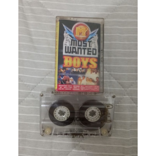 PRELOVED KASET PITA LAGU (CASSETTE TAPE) MOST WANTED BOYS - ORIGINAL - PRELOVED - KASET PITA - LAGU 