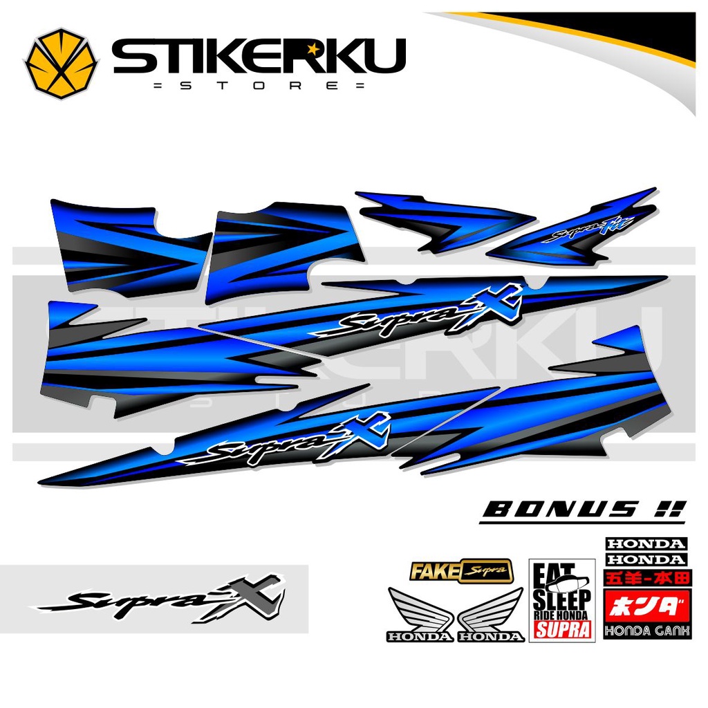 FGH STRIPING SUPRA X LAMA / STIKER SUPRA-X LAMA / STICKER SUPRA X LAMA / SETIKER SUPRA X LAMA /