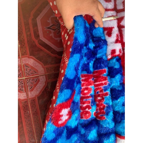 kasur gender bulu motif