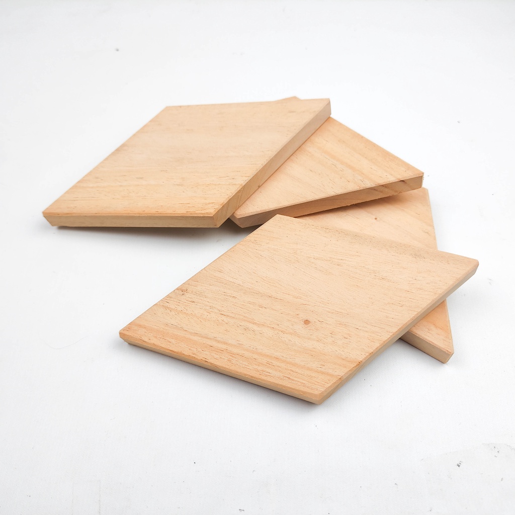 COASTER TATAKAN GELAS PIRING KAYU SOLID UNIK