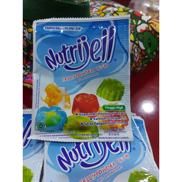 

NutriJell Jelly Powder Agar Agar Plain Tanpa Rasa Original