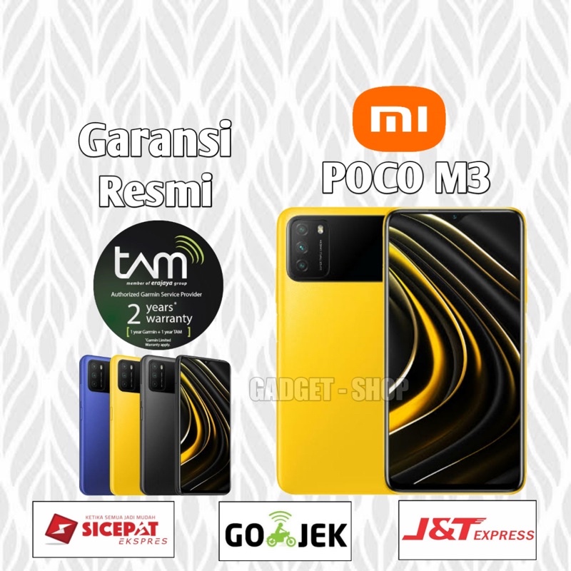 POCO M3 4/64 &amp; 6/128 Garansi Resmi tam INDONESIA✅