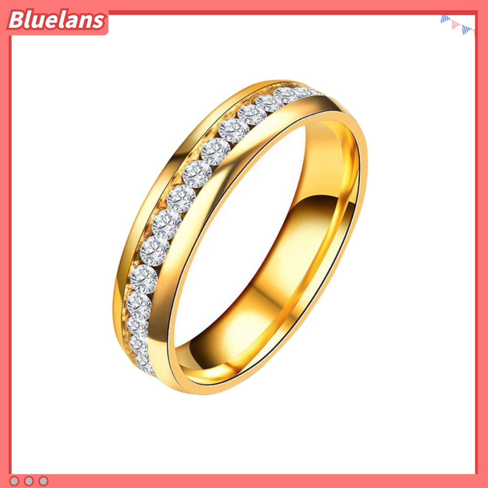 Bluelans Health Care Weight Loss Fat Burning Slimming Magnetic Ring Rhinestone Jewelry