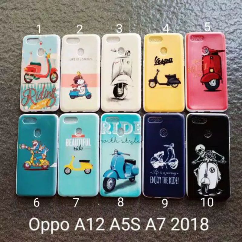 Case gambar Oppo F9 F9 pro Realme 2 pro U1 motif ( 2 motif ) soft softcase softshell silikon cover casing kesing housing