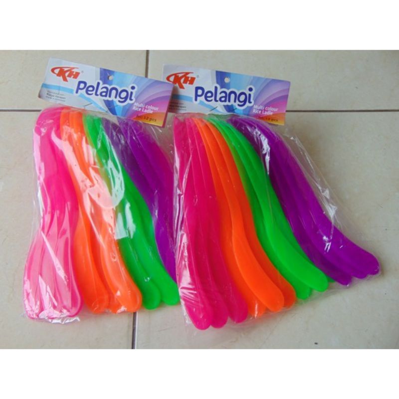 (1lusin)Centong nasi plastik/centong merk KH