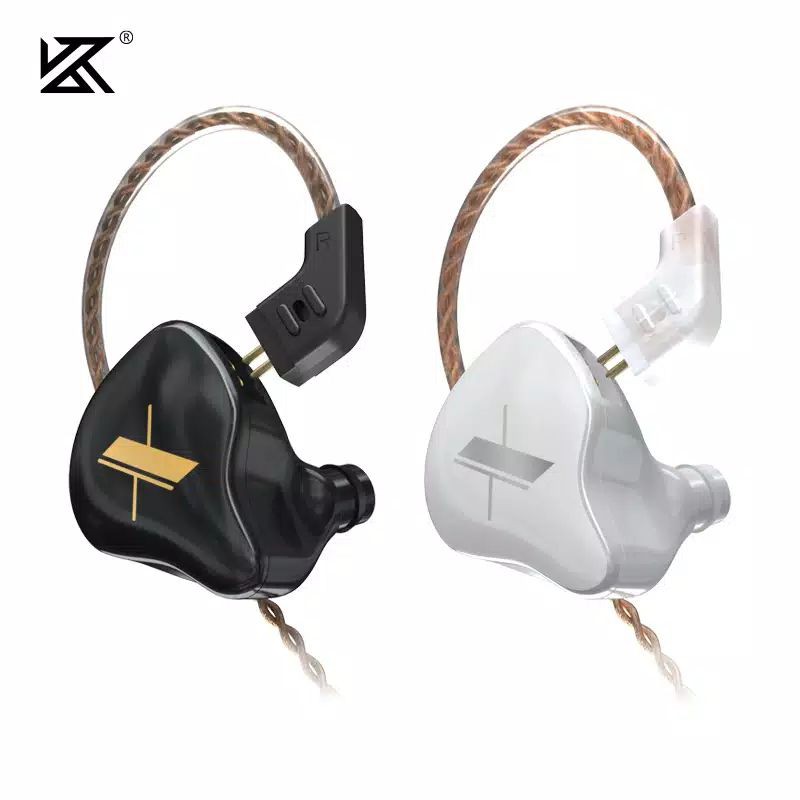 KZ EDX Earphones 1 Dynamic HIFI Bass Earbuds In Ear Monitor Headphones Sport Noise Canceling Headset