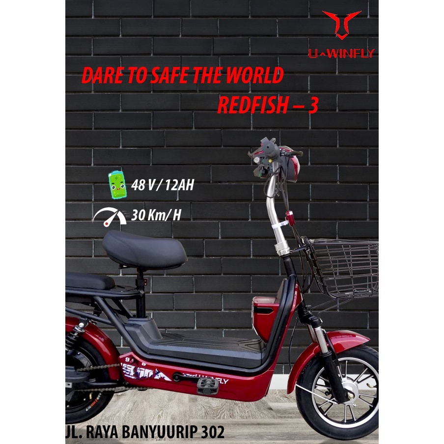 SEPEDA LISTRIK U-WINFLY RF-3 (500 watt)