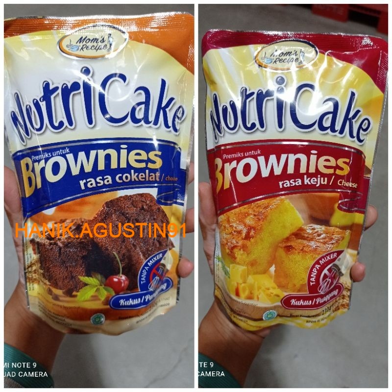 

Nutricake Brownie Keju / Coklat, kue instant 230gr