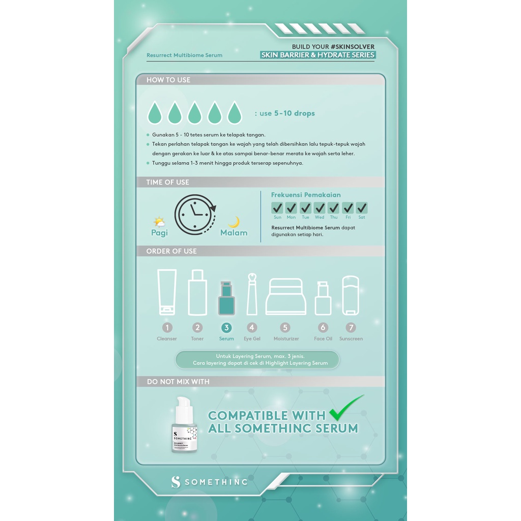 Somethinc RESURRECT Multibiome Serum