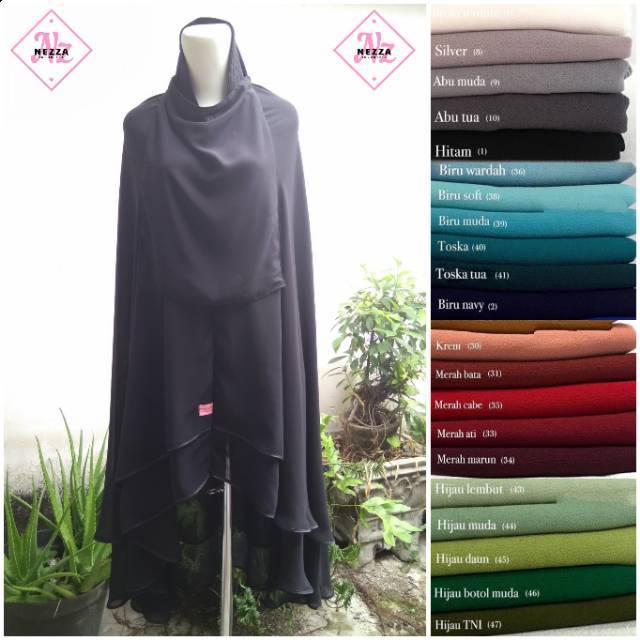 ALLURA KHIMAR || Khimar 2 layer || Khimar Double layer || khimar Cerutty || khimar shifon