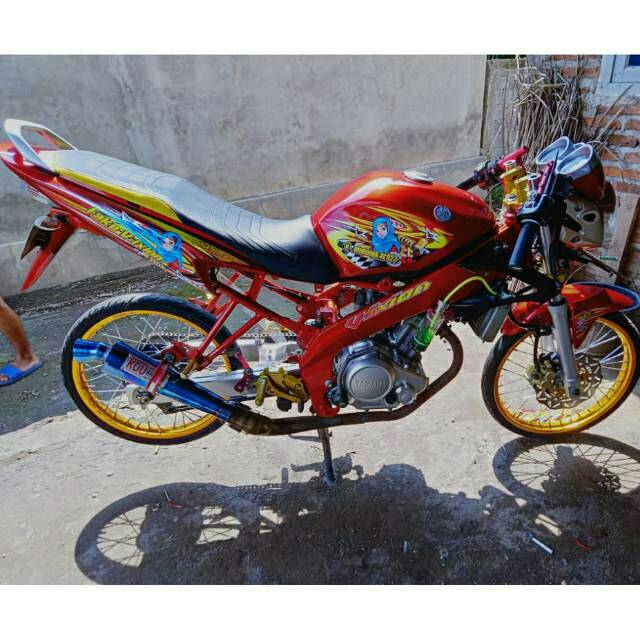 Striping variasi vixion old -wanita berhijab