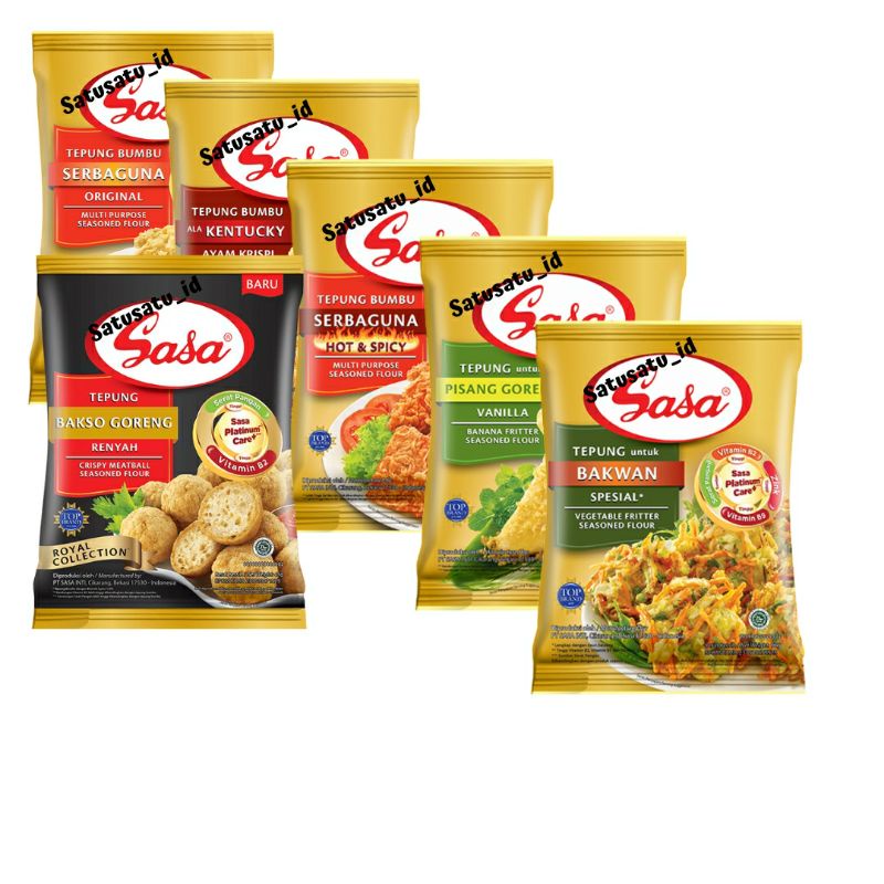 

Sasa Tepung bumbu serbaguna 210gr All varian