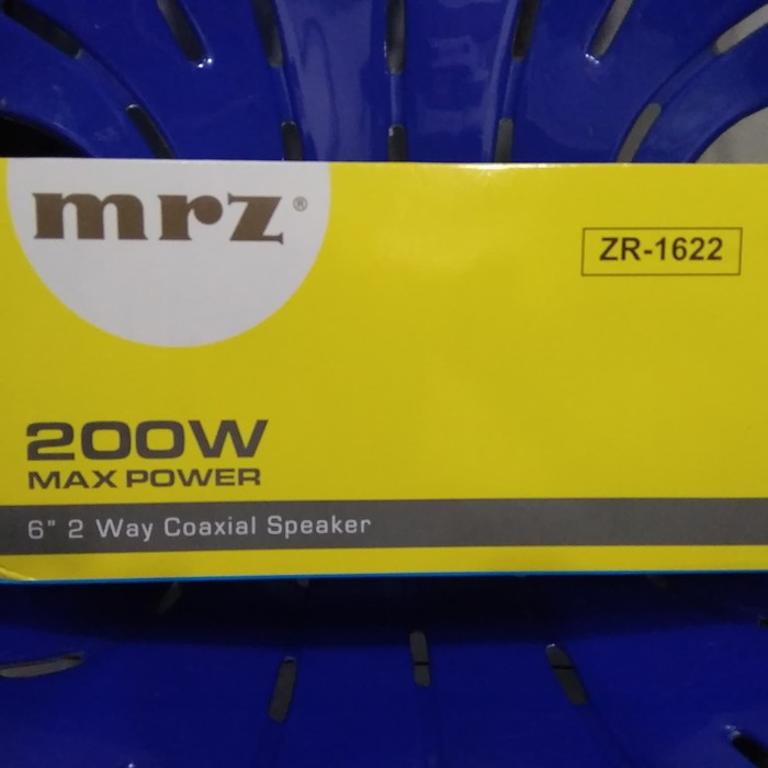speaker coaksial MRZ seri ZR-1622.2WAY.6inch.200waht.audio mobil.
