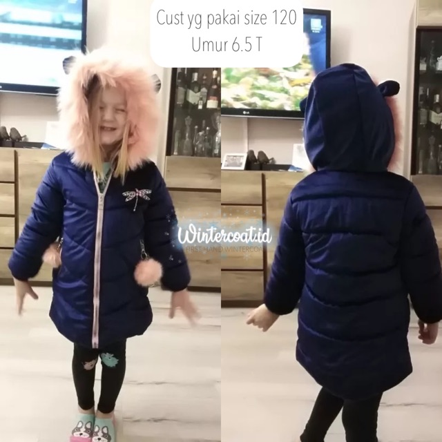 READY INDONESIA MADDIE Winter Coat Jacket for girls Jaket mantel anak perempuan musim dingin