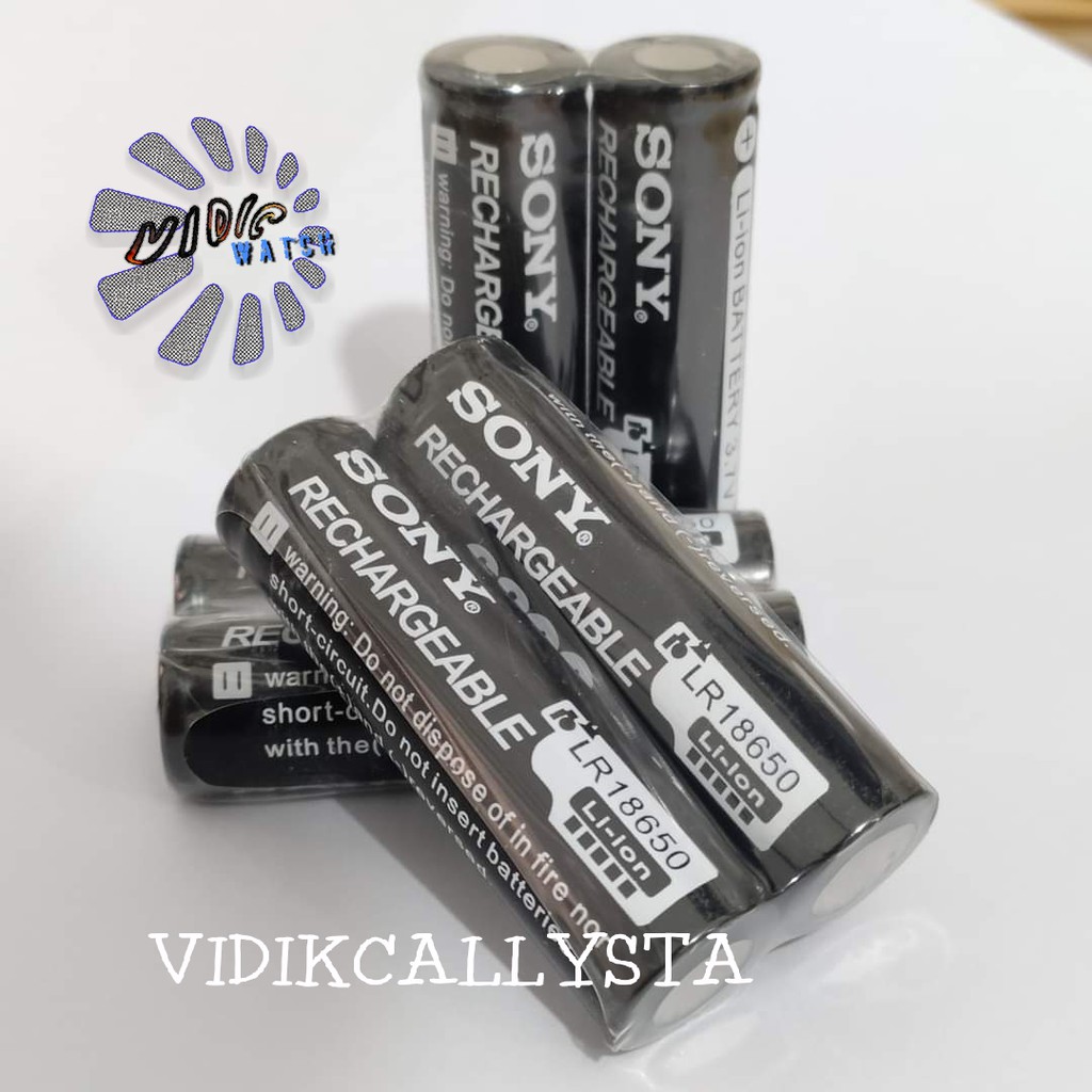 BATU BATEREI BATREI BATTERY SONY 18650 RECHARGEABLE 6800mAh