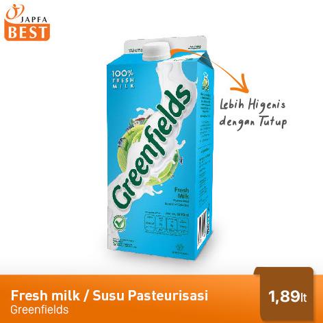 

[COD] Greenfields Fresh Milk / Susu Pasteurisasi 1.89 L [COD]