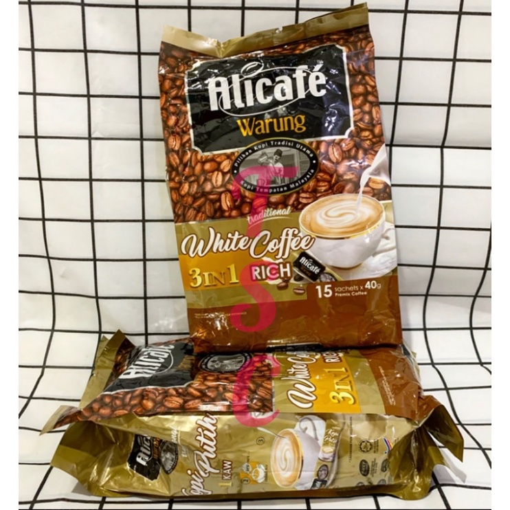 Jual Alicafe Warung Tradisional Kopi Putih 3in1 Ali Cafe Kopi Putih Alicafe Tradisional White 0707