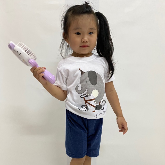 SETELAN ANAK KATUN UNISEX ELEPHANT KATUN ANAK TERBARU