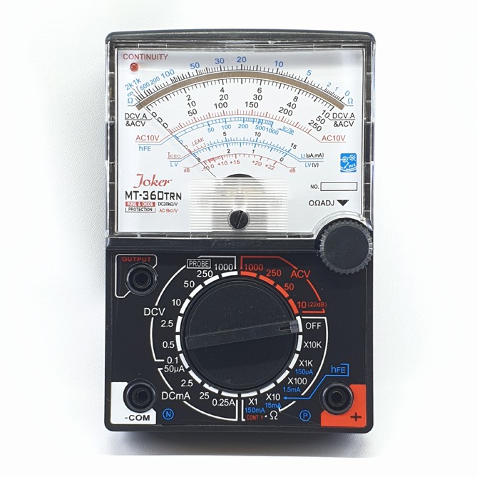 JOKER - Multitester Multimeter Analog MT-360 TRN Multi Tester Avometer