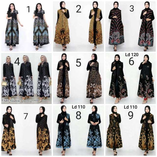 Kardigan / Outer/long cardi batik standar jumbo| new arrival