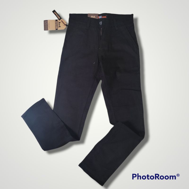 Celana panjang chinos distro pria XPD hitam