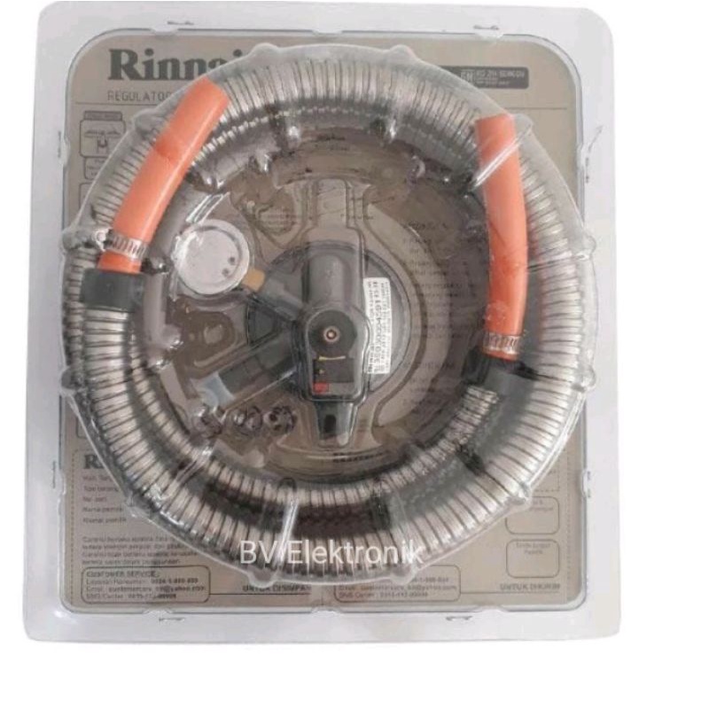 Rinnai RG 622 MS selang + Regulator meter / RG 622 MS