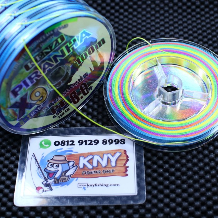 senar benang pancing pe kenzi piranha x9 pe 8.0 kenur mancing laut 88 joran