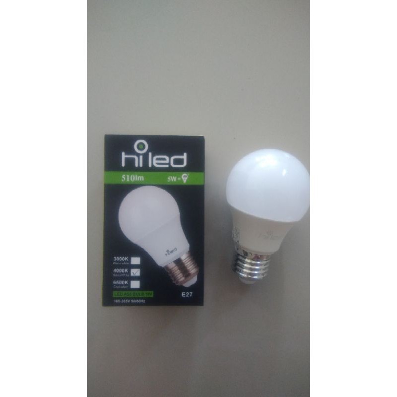 BOHLAM LED 5Watt LAMPU LED HILED 5 WATT 4000 K LED BULB HILED 5W 4000K