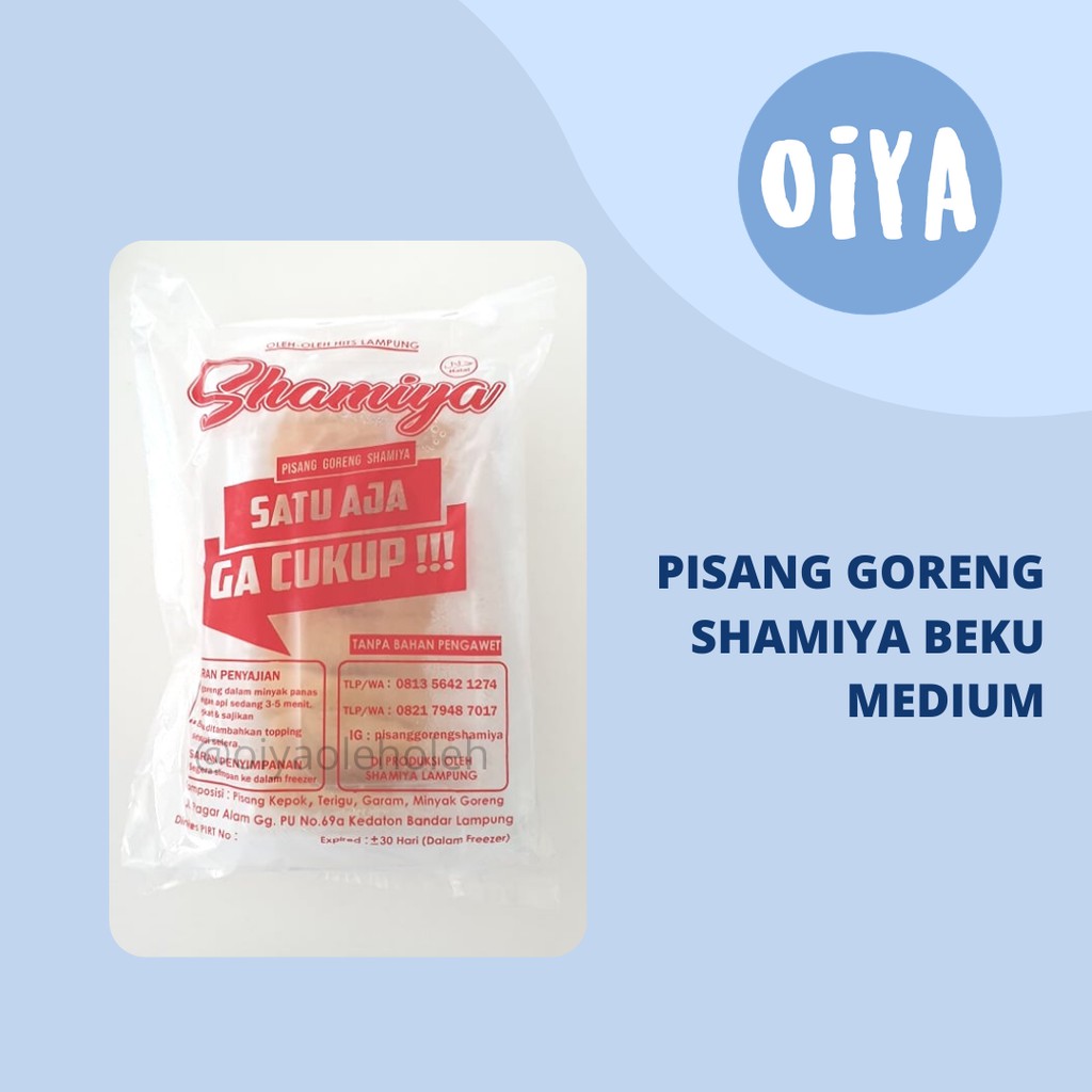 Pisang Goreng Frozen Shamiya Beku Asli Lampung / Pisang Kepok Medium