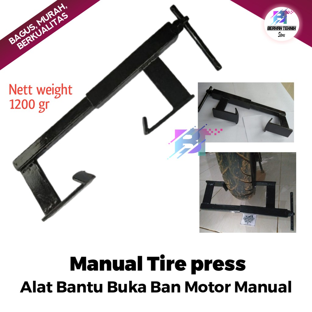 Alat Press Manual Buka Ban Motor Alat Bantu Pres Ban Tubles Manual Tir