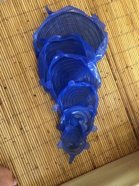 Penutup Makanan Silikon Serbaguna Food Cover 6in1