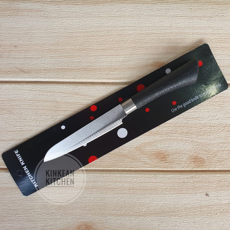 Pisau Gagang Hitam Kitchen Knife