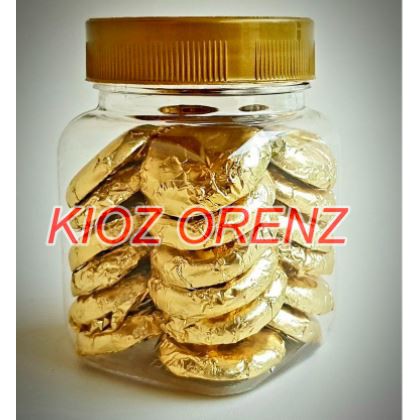 

Coklat Koin Full Milk Kemasan Toples 200 ml Cokelat Golden Roundies Ayam Jago