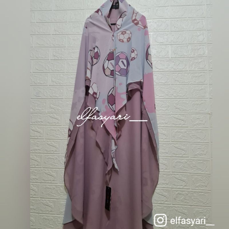 SISESA KHIMAR KURATON MIST BLUE-PURPLE