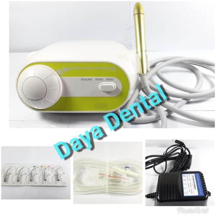 Dental Scaler Led M3/Alat Pembersih Karang Gigi Hijau/Scaller Led