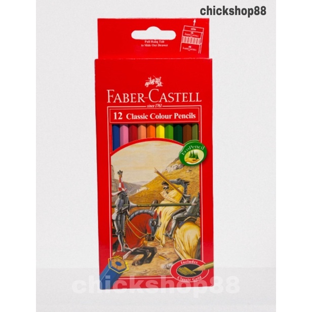 

Pensil Warna Faber Castell 12 warna - Original