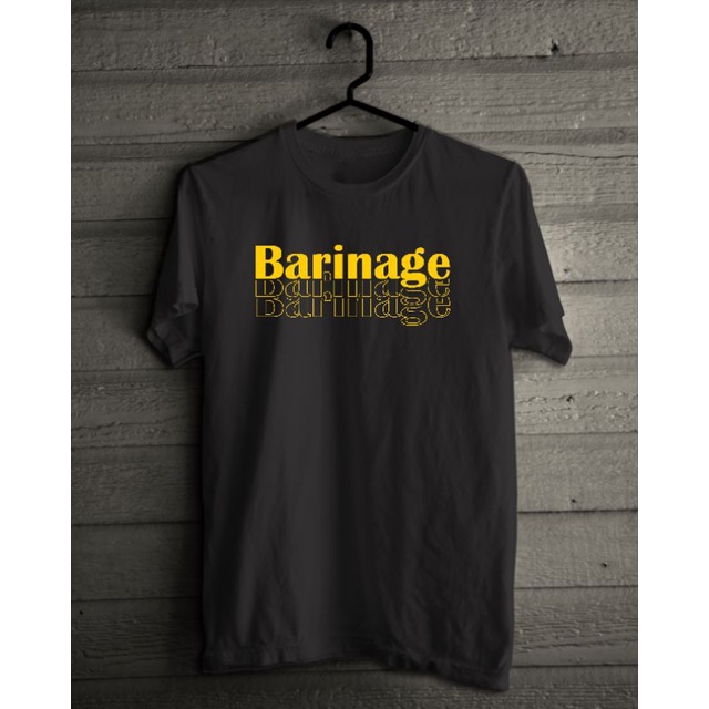 KAOS/TSHIRT CUSTOM KAOS BARINAGE KAOS SIMPLE DISTRO KAOS MURAH DISTRO SIMPLE