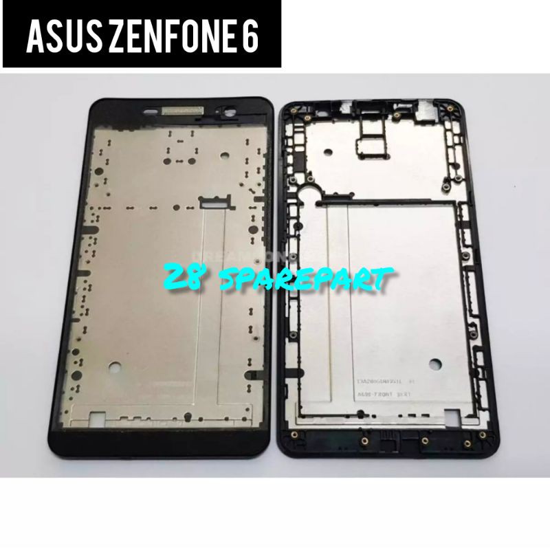 FRAME LCD / TULANG TENGAH ASUS ZENFONE 6 ORIGINAL