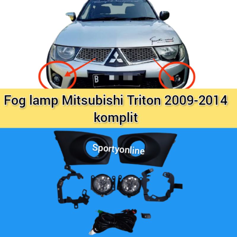 Fog Lamp Mitsubishi Triton 2009-2013 MB 639