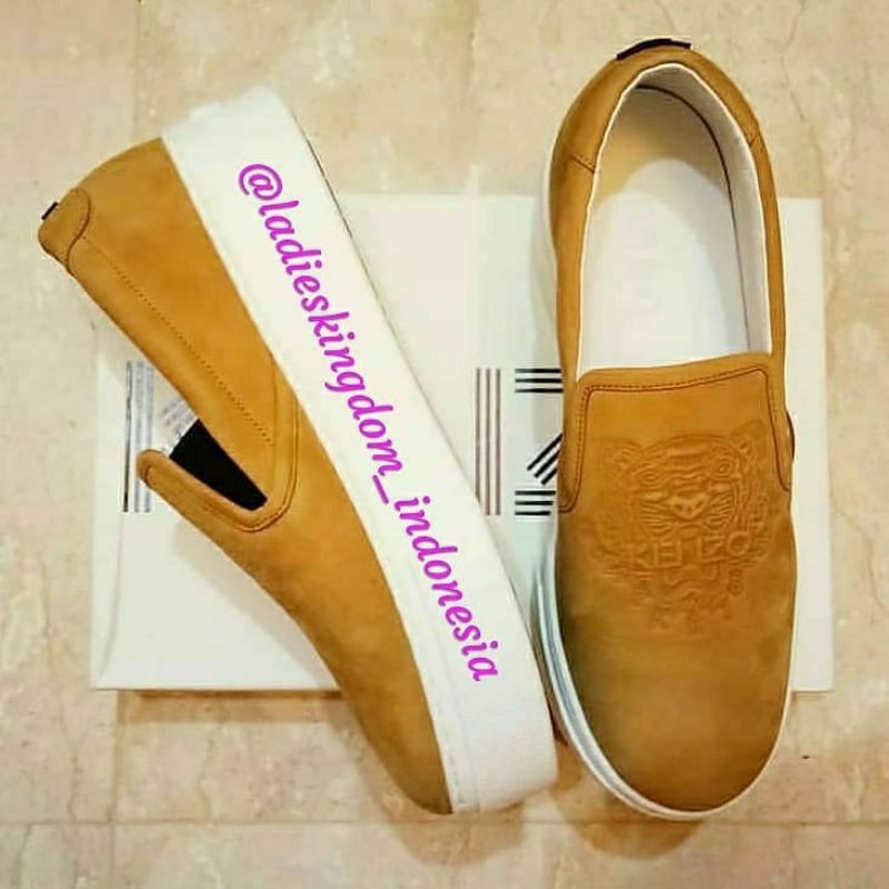 SALE NEW Sepatu Wanita KENZO TIGER Slip On AUTHENTIC