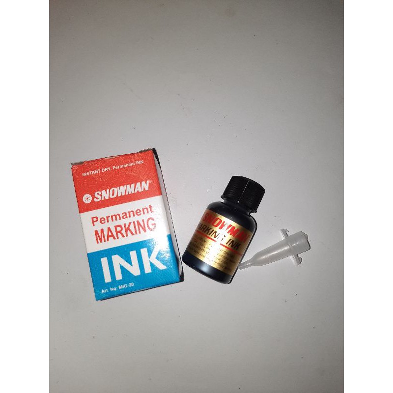 

tinta refill snowman permanen hitam