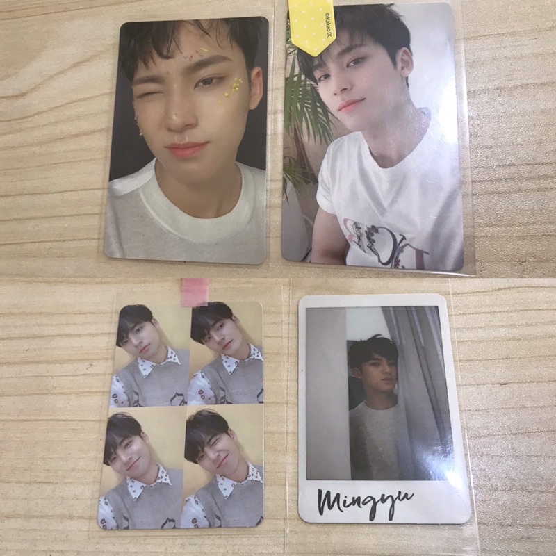 seventeen pc photocard mingyu lim a lim c your coice interpark mingyu grid mingyu gorden
