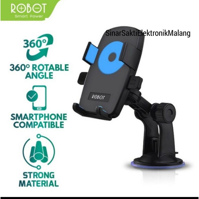 Robot Phone Holder HP Mobil Universal Tatakan Alas Tempat HP RT-CH01 Dashboard