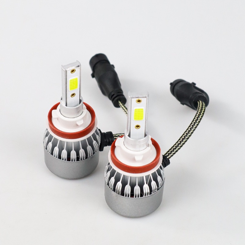 TaffLED Lampu Mobil Headlight LED H11 COB 2 PCS - C6 - White
