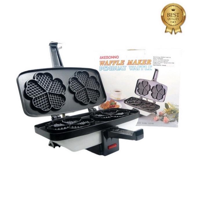 Cetakan Kue Waffle Maker Love Listrik High Quality AKebonno TH-L12