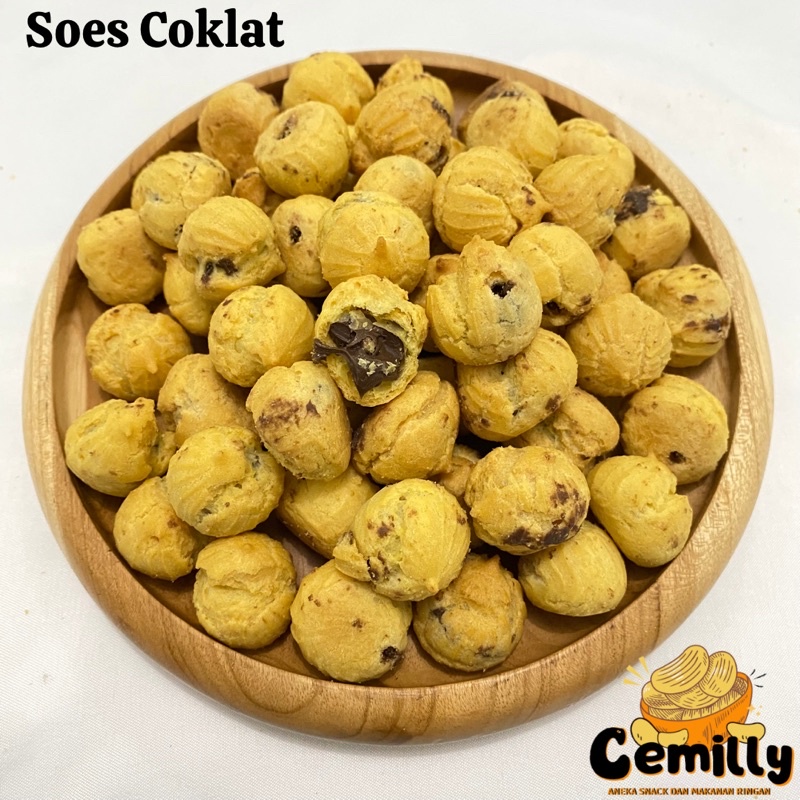 

[CEMILLY] 1000gr Soes Coklat Barokah Sus Coklat Cemilan Snack Kiloan