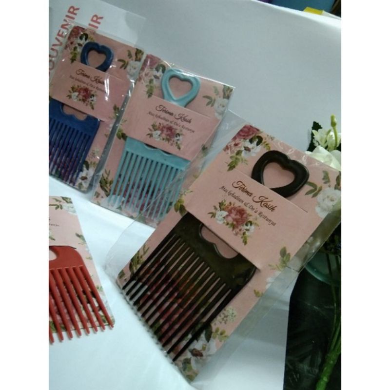 ✿ELYSABETHME✿ Sisir Garpu anti rambut kusut hair comb pelurus untuk anak dewasa