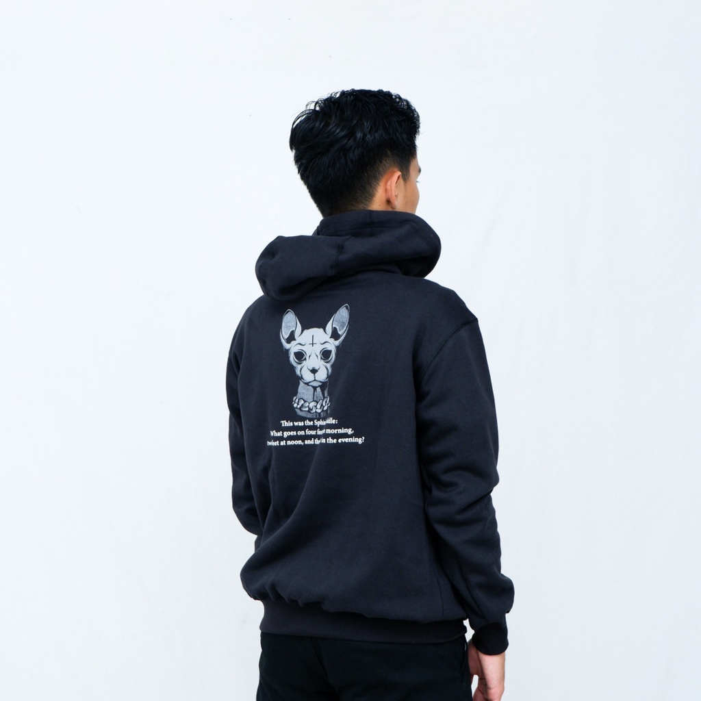 Bitsnbobs76 Sphinx Black Hoodie